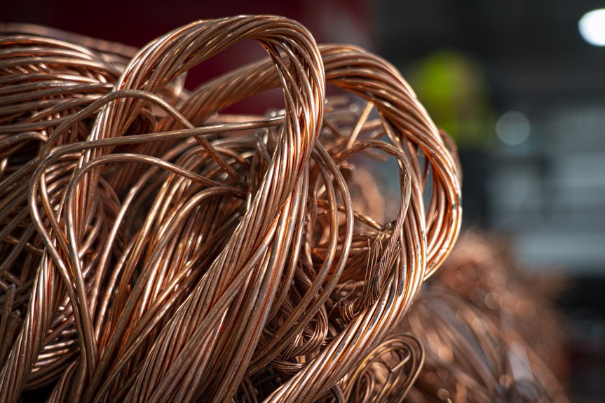 Bright Copper Wire